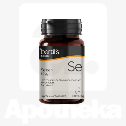 BERTILS KELASIN SELEEN TBL 50MCG N100