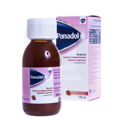 PANADOL SUUKAUDNE SUSP 120MG/5ML 100ML