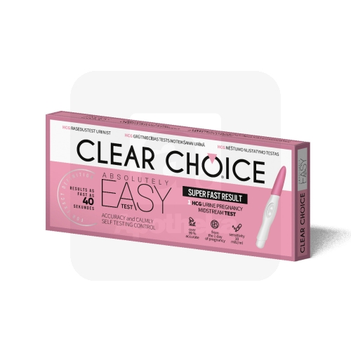RASEDUSTEST CLEAR CHOICE EASY UUS