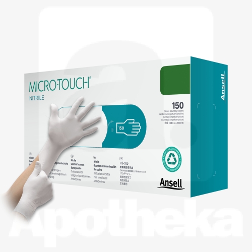 KINDAD MICRO-TOUCH NITRILE WHITE PF PROTS L N150