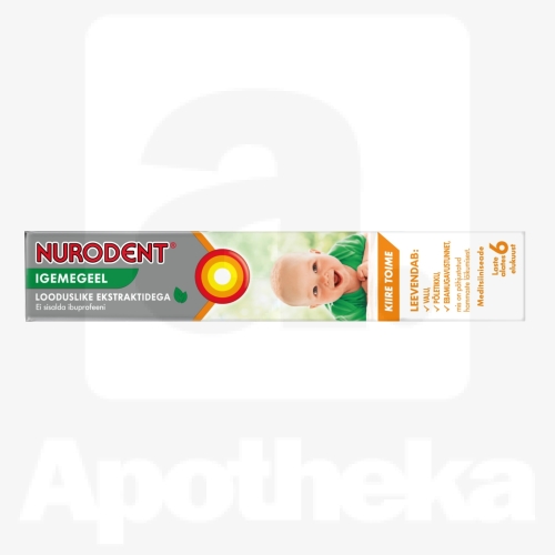 NURODENT IGEMEGEEL LOODUSLIKE EKSTRAKTIDEGA 15ML