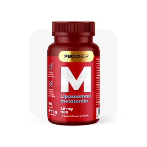 PROVISOR LIPOSOOMNE MELATONIIN 1,9MG N60