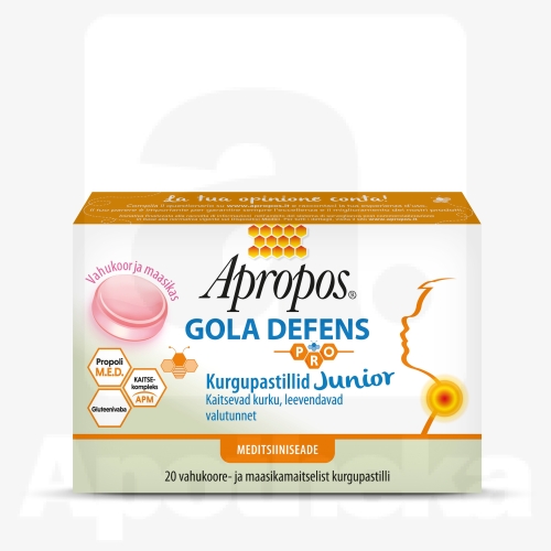 APROPOS GOLA DEFENS PASTILLID MAASIKAS LASTELE N20