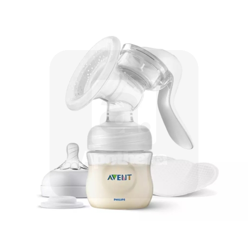 AVENT RINNAPUMP MANUAALNE+NATURAL LUTIPUDEL 125ML UUS