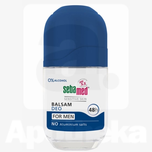 SEBAMED DEODORANT ROLL-ON FOR MEN ALKOHOLIVABA 50ML