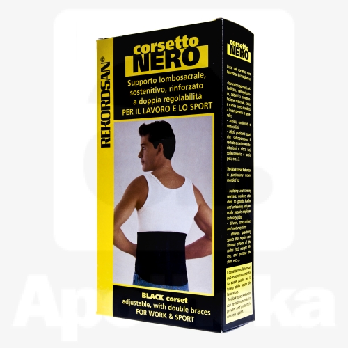 REKORDSAN RISTKORSETT ORTOPEEDILINE T2 NERO (S661/2)
