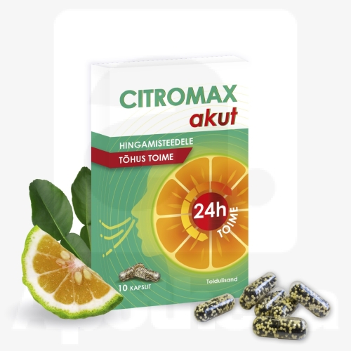 CITROMAX AKUT KAPSLID N10 UUS KOOSTIS
