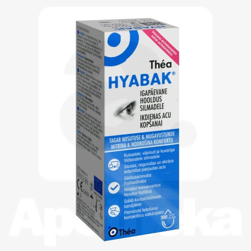 HYABAK NIISUTAVAD SILMATILGAD 10ML