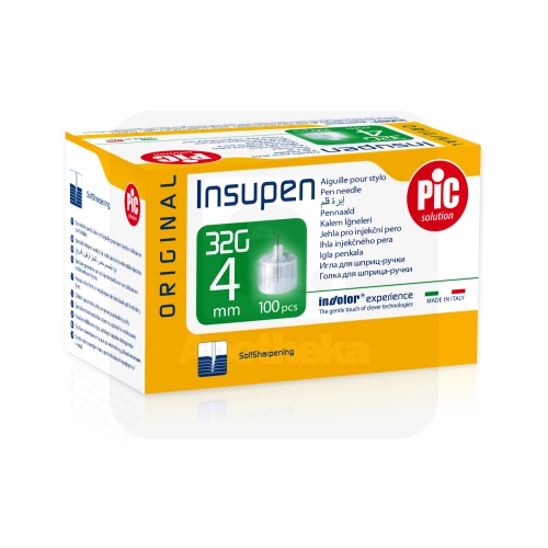 INSULIININÕELAD INSUPEN ORIGINAL 32G 0,23MM 4MM N100