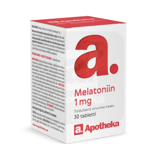 A. MELATONIIN TABLETID 1MG TBL  N30
