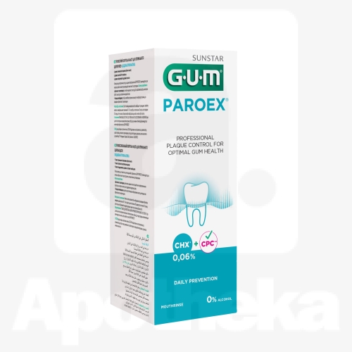 GUM PAROEX 0.06% ОПОЛАСКИВАТЕЛЬ ДЛЯ ПОЛОСТИ РТА 500 МЛ /1702/