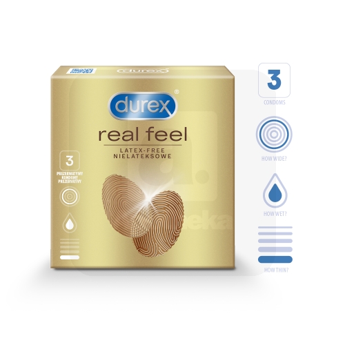 DUREX KONDOOMID REAL FEEL N3