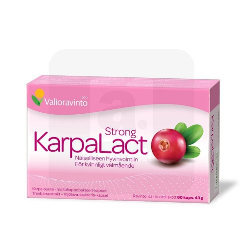 KARPALACT STRONG CAPS N60 JÕHVIKAD+PIIMHAPPEBAKTERID