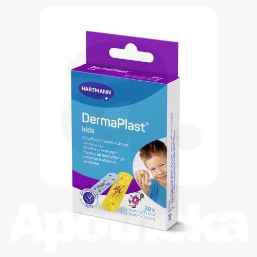 DERMAPLAST PLAASTRID KIDS LASTELE N20 (2 SUURUST)/535620/