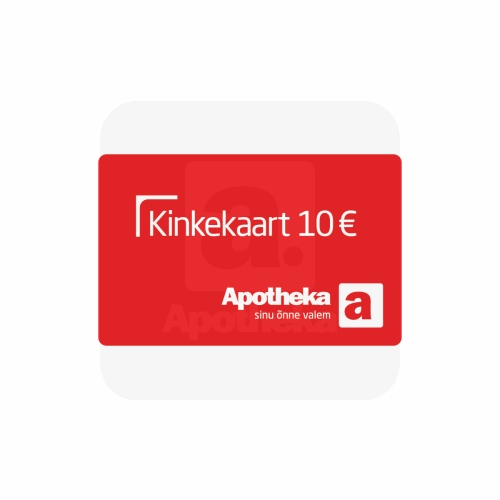 KINKEKAART VÄÄRTUSES 10EUR E-APTEEK