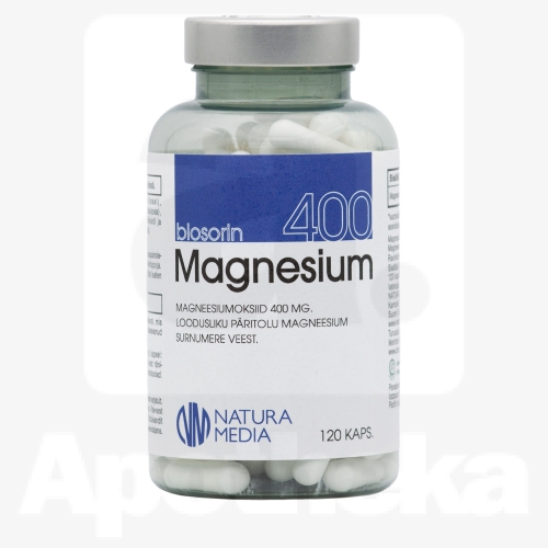 BIOSORIN MAGNEESIUM KAPSLID 400MG N120