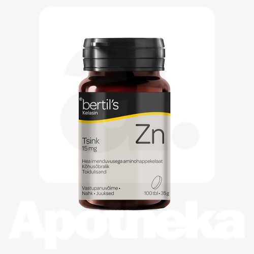 BERTILS KELASIN TSINK TBL 15MG N100