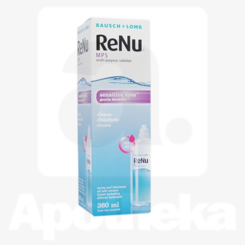 BAUSCH&LOMB RENU MPS TUNDLIKELE SILMADELE 360ML