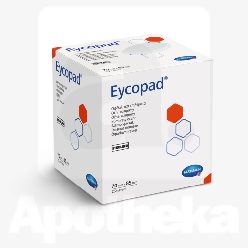 EYCOPAD SILMASIDE STERIILNE 70X85MM N25 /417540/