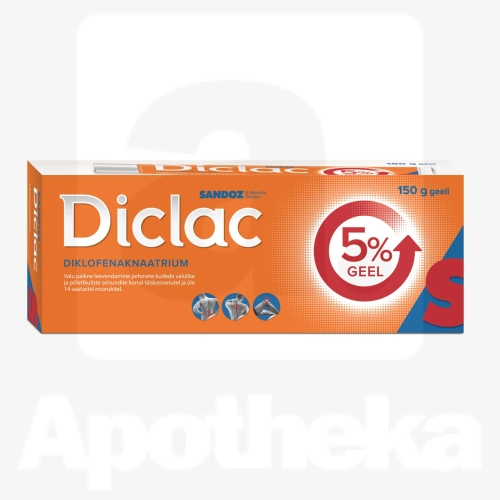 DICLAC 5% GEEL 50MG/G 150G
