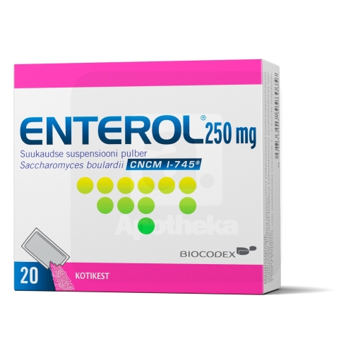 ENTEROL SUUKAUDSE SUSPENSIOONI PULBER 250MG N20