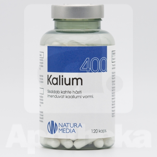 BIOSORIN KAALIUM KAPSLID 400MG N120