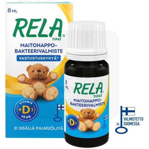 RELA PROBIOOTILISED TILGAD+ D3 VITAMIIN 8ML
