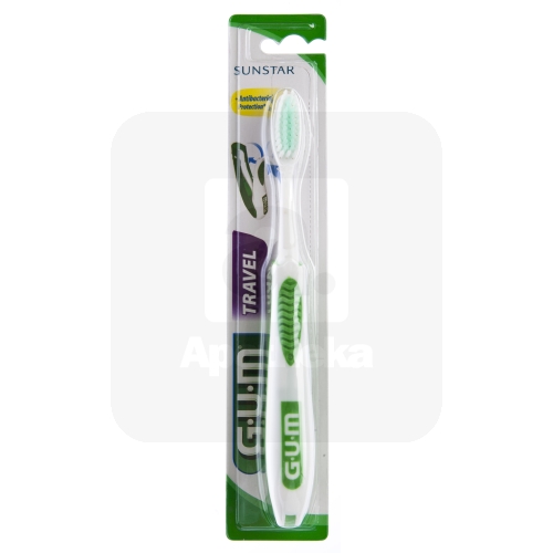 GUM TRAVEL BRUSH ЗУБНАЯ ЩЕТКА ДЛЯ ПУТЕШЕСТВИЙ МЯГКАЯ/158/