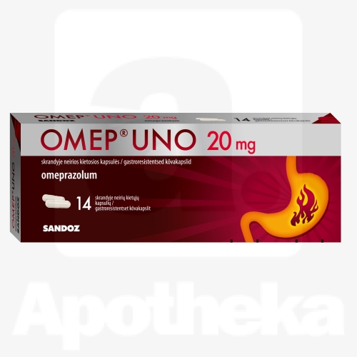 OMEP UNO GASTRORESIST KAPSEL 20MG N14