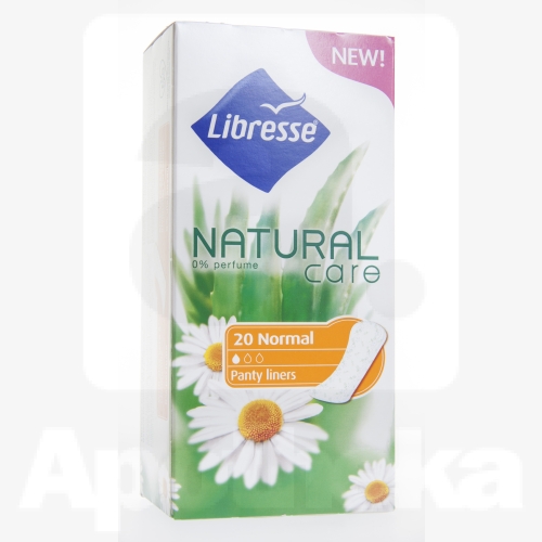 Защита для белья LIBRESSE Natural Normal, 20шт