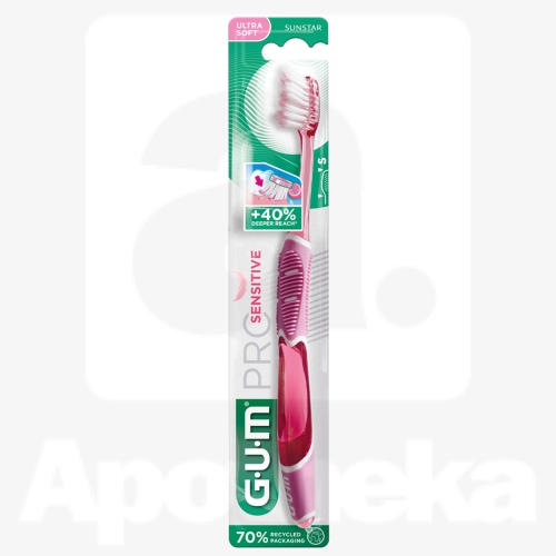 GUM SENSIVITAL ЗУБНАЯ ЩЕТКА УЛЬТРА-МЯГКАЯ /509/