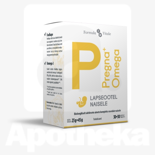 FORMULA VITALE PREGNA+ OMEGA TBL N30 + KAPSLID N30