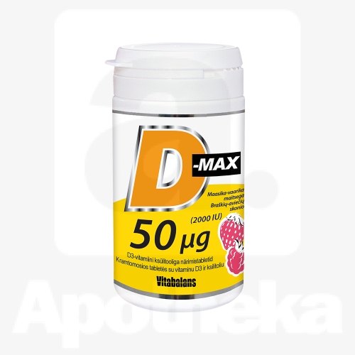 D-MAX NÄRIMISTABLETID 50MCG N90