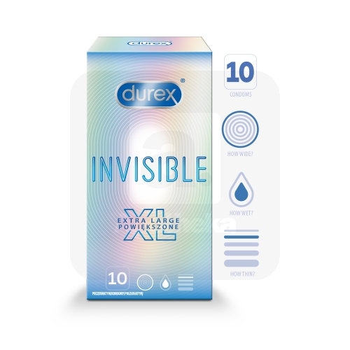 DUREX KONDOOMID INVISIBLE XL N10