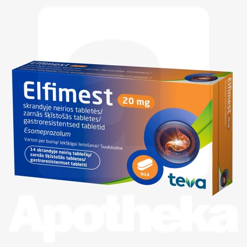 ELFIMEST GASTRORESIST TBL 20MG N14