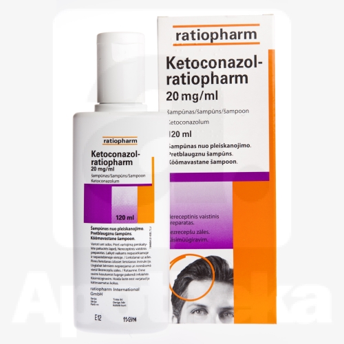 KETOCONAZOL-RATIOPHARM SHAMPOON 20MG/ML 120ML