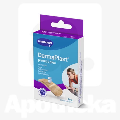 DERMAPLAST PLAASTRID PROTECT PLUS 19X72MM N20/535442/