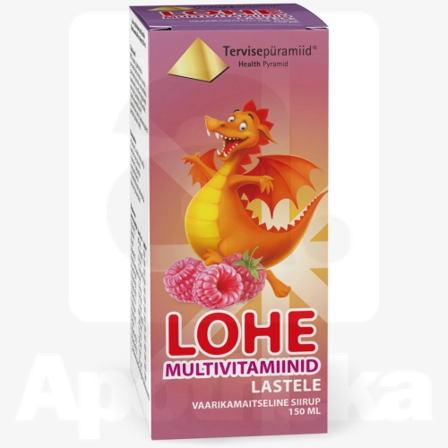 TERVISEPÜRAMIID LOHE MULTIVITAMIINID LASTELE SIIRUP 150ML