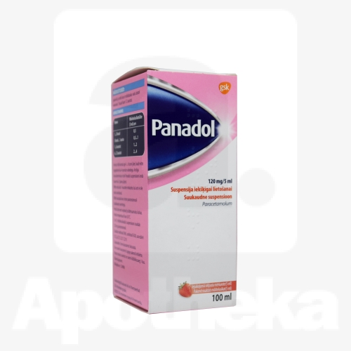 PANADOL SUUKAUDNE SUSP 120MG/5ML 100ML