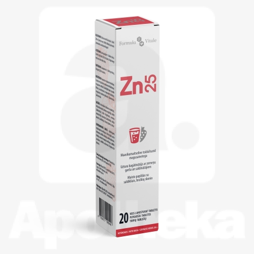 FORMULA VITALE TSINK 25 MG LAH TBL N20
