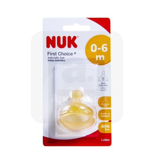NUK FC+ PUDELILUTT 1 (VESI, LATEKS) 0-6 KUUD N1