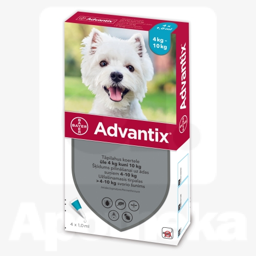 ADVANTIX TÄPILAHUS 500MG+100MG/ML 1ML N4