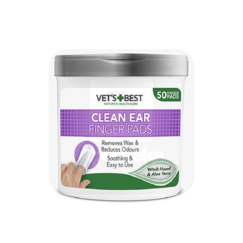 Vets Best салфетки для чистки ушей для кошек и собак, N50