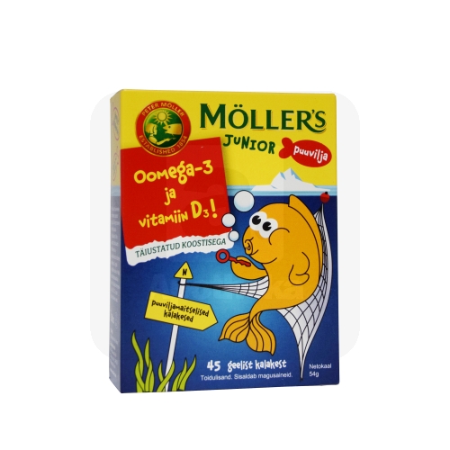 MÖLLER-S JUNIOR PUUVILJAMAITSELISED KALAKESED N45