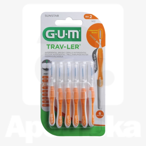 GUM TRAV-LER ИНТЕРДЕНТАЛЬНАЯ ЩЕТОЧКА 0,9MM N6/1412/