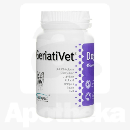VETEXPERT GERIATIVET DOG TBL SMALL BREED N45