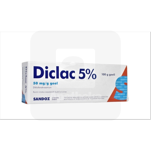 DICLAC 5% GEEL 50MG/G 100G (TML)