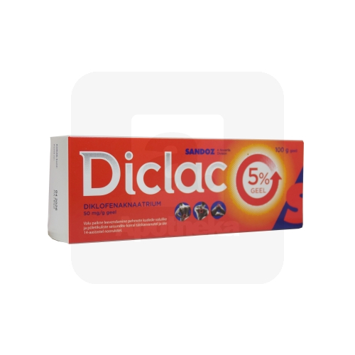 DICLAC 5% GEEL 50MG/G 100G (TML)