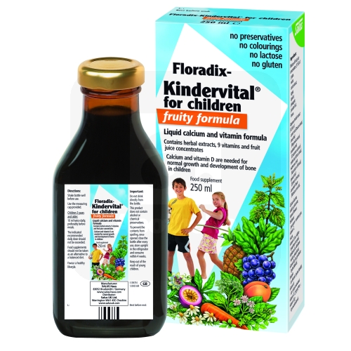 SALUS FLORADIX KINDERVITAL 250ML ÜRDI-MAHLAKONTSENTR LASTELE (UUS)
