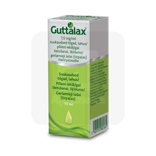 GUTTALAX SUUKAUDSED TILGAD 7,5MG/ML 15ML
